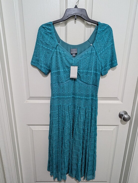 Rabbit Rabbit Rabbit Dresses & Skirts - Rabbit Rabbit Rabbit Teal Lace Midi Dress